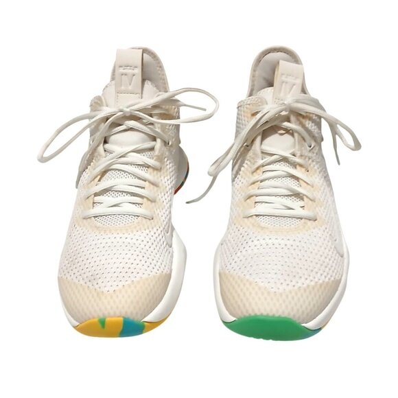 Nike LeBron Men 7.5 Witness 4 White Multi Camo Neon Bv7427-102 IV Basketball Mid - Picture 5 of 9